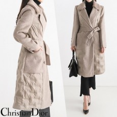 (국내발송) DO 디올 Wool cashmere mix double coat