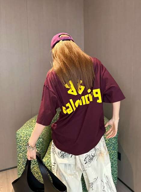 BC 발렌시아가 테이프 타입 반팔티