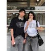 MG 메종마르지엘라 24 숫자 520 로고 반팔티