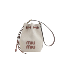 MU 미우미우 캔버스 버킷백 