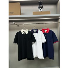 GC 구찌 GC 라인 배색 카라 반팔 