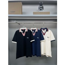 GC 구찌 GC 배색 V넥 카라 반팔 
