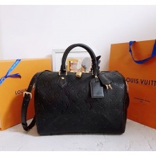 LV 루이비통 [고급] 스피디 소프트 30 모노그램 앙프렝뜨 블랙 M47186 2 