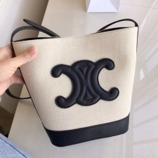 CL 셀린느 트리오페 퀴르 버킷백(화이트) 