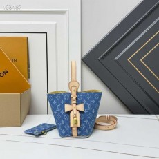 LV 루이비통 올인 BB 데님 찐청 