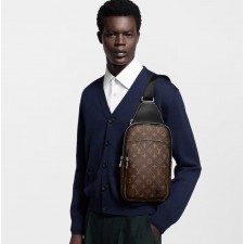 LV 루이비통 에비뉴 슬링 백 모노그램 마카사 