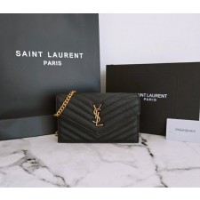 YS 생로랑 디터처블 메탈 체인 숄더백