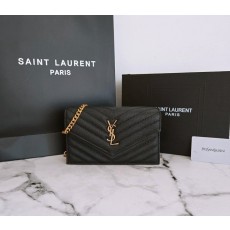 YS 생로랑 디터처블 메탈 체인 숄더백