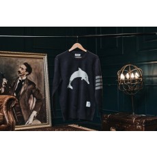 TB 톰브라운 T 돌핀 4선 울 니트 