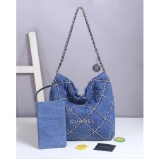 CN 샤넬 데님 22백 