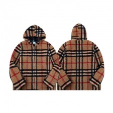 BB 버버리 BBR 2614 체크 플리스 후드 자켓 