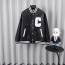CL 셀린느 CLN 2695 레더 바시티 자켓 