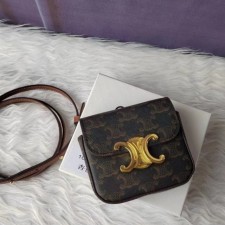 CL 셀린느 미니 트리오페 카프스킨숄더백 