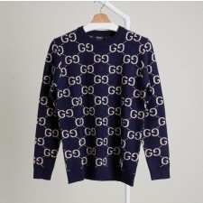 GC 구찌 울 자카드 니트 풀오버