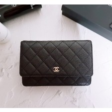 CN 샤넬 [고급 박스] WOC 클래식 캐비어 금장 1 