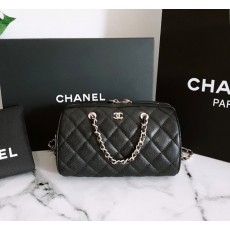 CN 샤넬 [고급 ] 25p 클래식 미니 보스턴백 볼링백 체인핸들 원통백 AP4474 1 