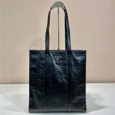 PD 프라다 스몰 나파 가죽 토트백 
