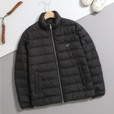 PD 프라다 수입 리나일론 경량 숏 패딩 