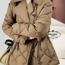 PD 프라다 누빔 트렌치 패딩