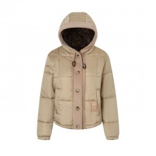 LV 루이비통 LV 2879 여성 립스탑 퀄팅 후드 자켓 