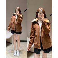 MU 미우미우 수입 스웨이드 퀼팅 재킷  