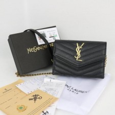 YS 생로랑 금장 숄더백