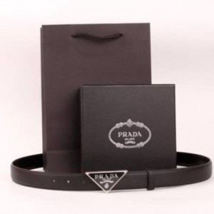 PD 프라다삼각로고 남성 벨트 