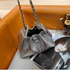 CN 샤넬 25백 미니 실버 