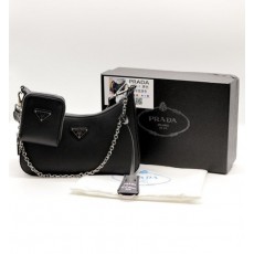 PD 프라다 가방 크로스백 숄더백 사피아노 블랙 
