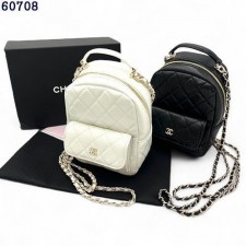 CN 샤넬 25ss 크루즈 캐비어 탑핸들 미니 백팩