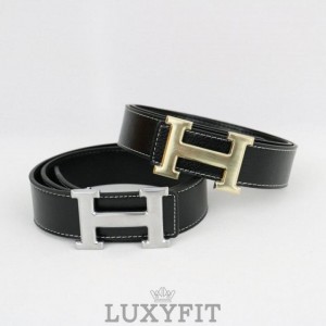 HM 에르메스 원버클 블랙 벨트