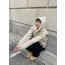 LL 로로피아나 카빙 후드 아우터