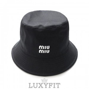 MU 미우미우 영문로고 버킷햇