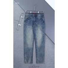 GC 구찌 자수로고 클래식 워싱 데님 팬츠