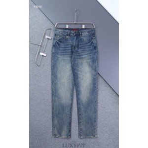 GC 구찌 자수로고 클래식 워싱 데님 팬츠