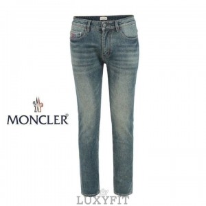 MC 몽클레어 더블 자수 엠보 슬림 일자진