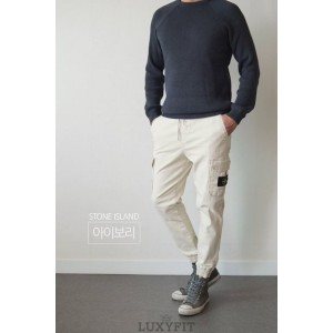 ST 스톤 아일랜드 면스판 밴딩카고팬츠