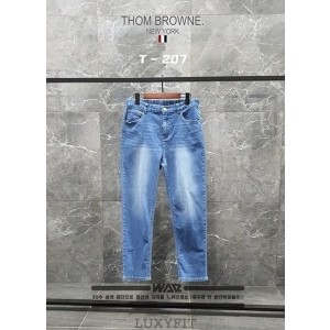 TB 톰브라운 T-207 U 레터링 면청바지