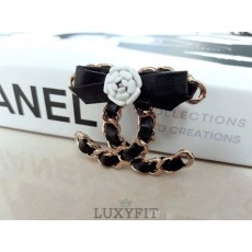 CN 샤넬 까멜 레더 브로치