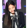 CN 샤넬 사각 블랙 브로치