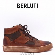 BE 벨루티 남성 하이탑 스니커즈