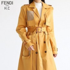 FD 펜디 엘로우 롱코트