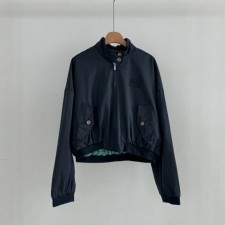 MU 미우미우 여성 크롭 블루종 자켓