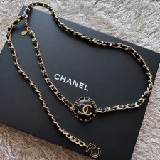 CN 샤넬 레더 체인벨트