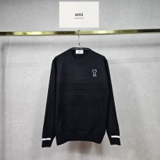 AM 아미 엠보 배색 니트