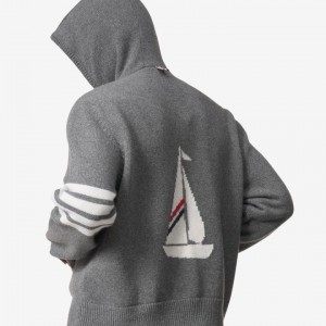 TB 톰브라운 25FW 인타르시아 보트 후드 집업