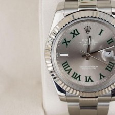 RL 롤렉스 데이트저스트 슬레이트 로만 시계