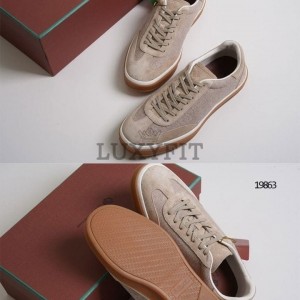 LL 로로피아나 테니스 워크 스니커즈 베이지