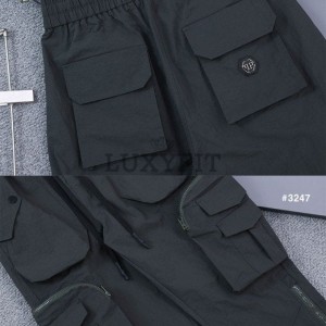 PP 필립플레인 멀티 테크웨어 카고 팬츠 진카키