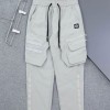ST 스톤 아일랜드 멀티포켓 카고 팬츠 그레이